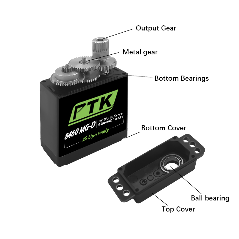 PTK 8460 MG-D9g سيرفو رقمي بتر - مراجعة Rc Helicopter Servo وسعره