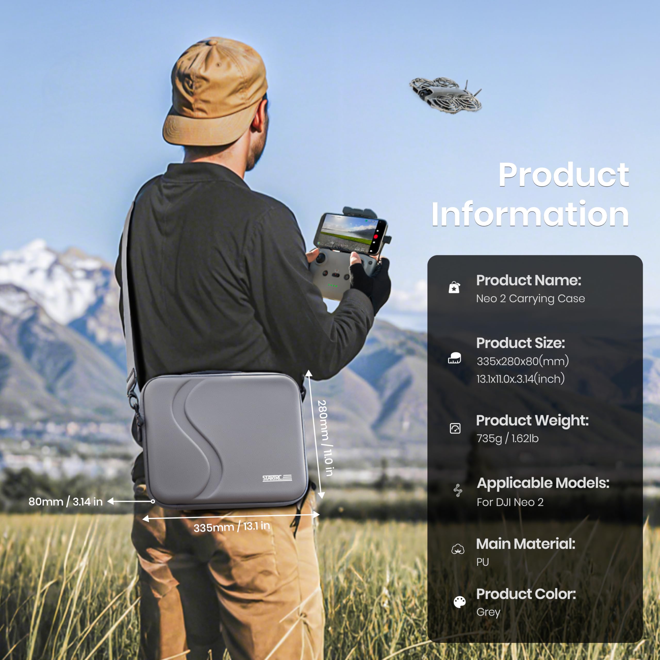 حقيبة حمل لإكسسوارات DJI Neo 2 - مراجعة Rc Helicopter Bag وسعره