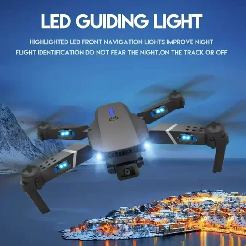 E88 Pro WIFI FPV الطائرة بدون  - مراجعة Rc Helicopter Case وسعره